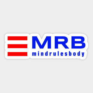 Mind Rules Body hamburger icon T-Shirt / Mindset Mentality Sticker